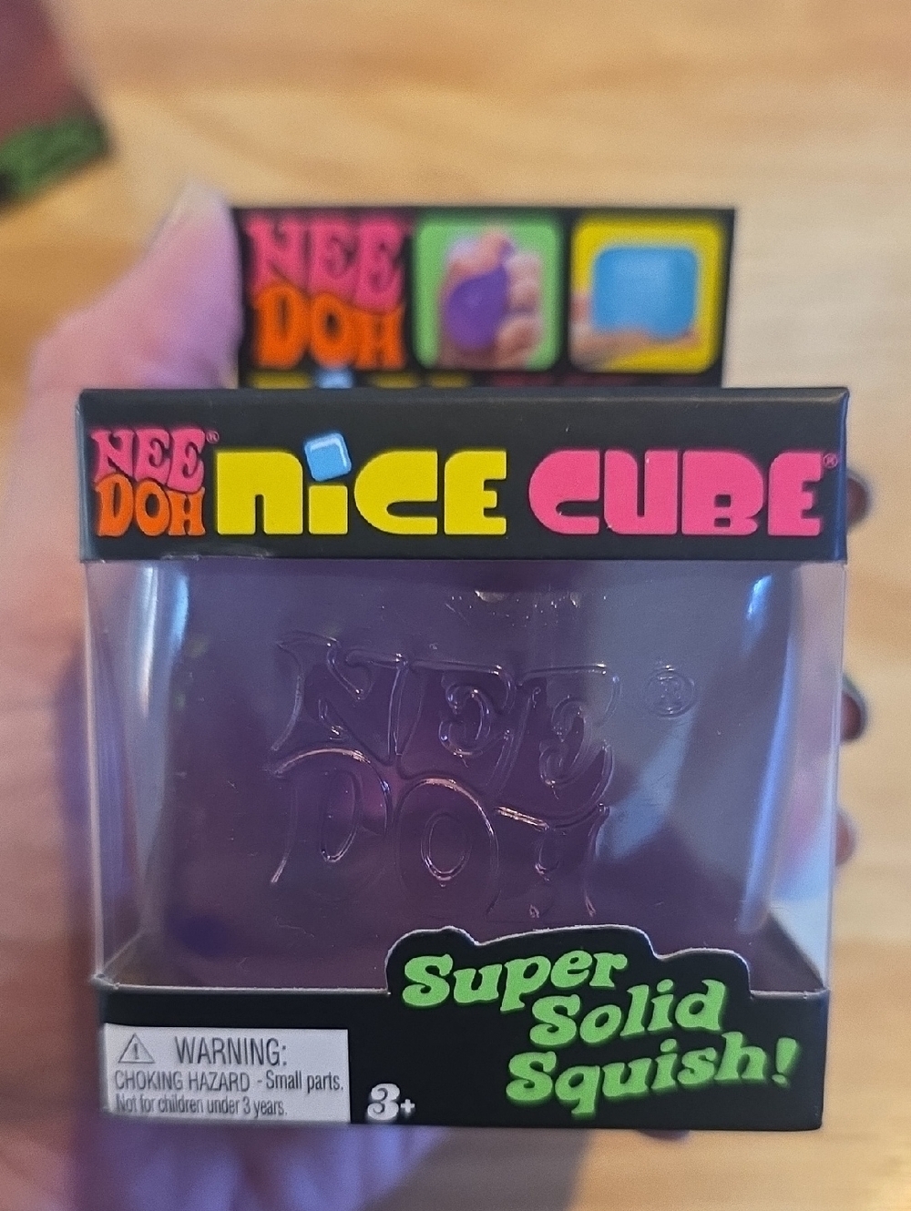 ✨NEW✨NeeDoh Nice Cube Super Solid Squish - Purple